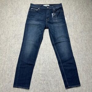 DEPARTMENT FIVE Drake Denim Jeans Dark Wash Blue Button Fly‎ Womens Size 30 NWT